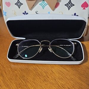 Calvin Klein Gold Frame Glasses